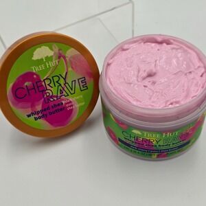 Tree Hut Cherry Rave Whipped Shea Body Butter with Long-lasting Hydration 8.4 oz